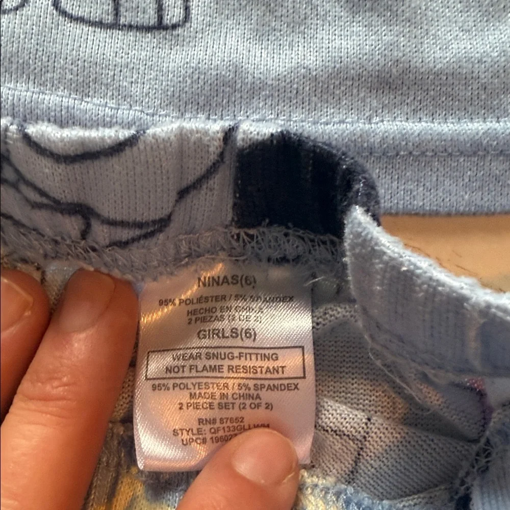 Blue Kids Pajama Set with Character Print π - Picture 2 of 7